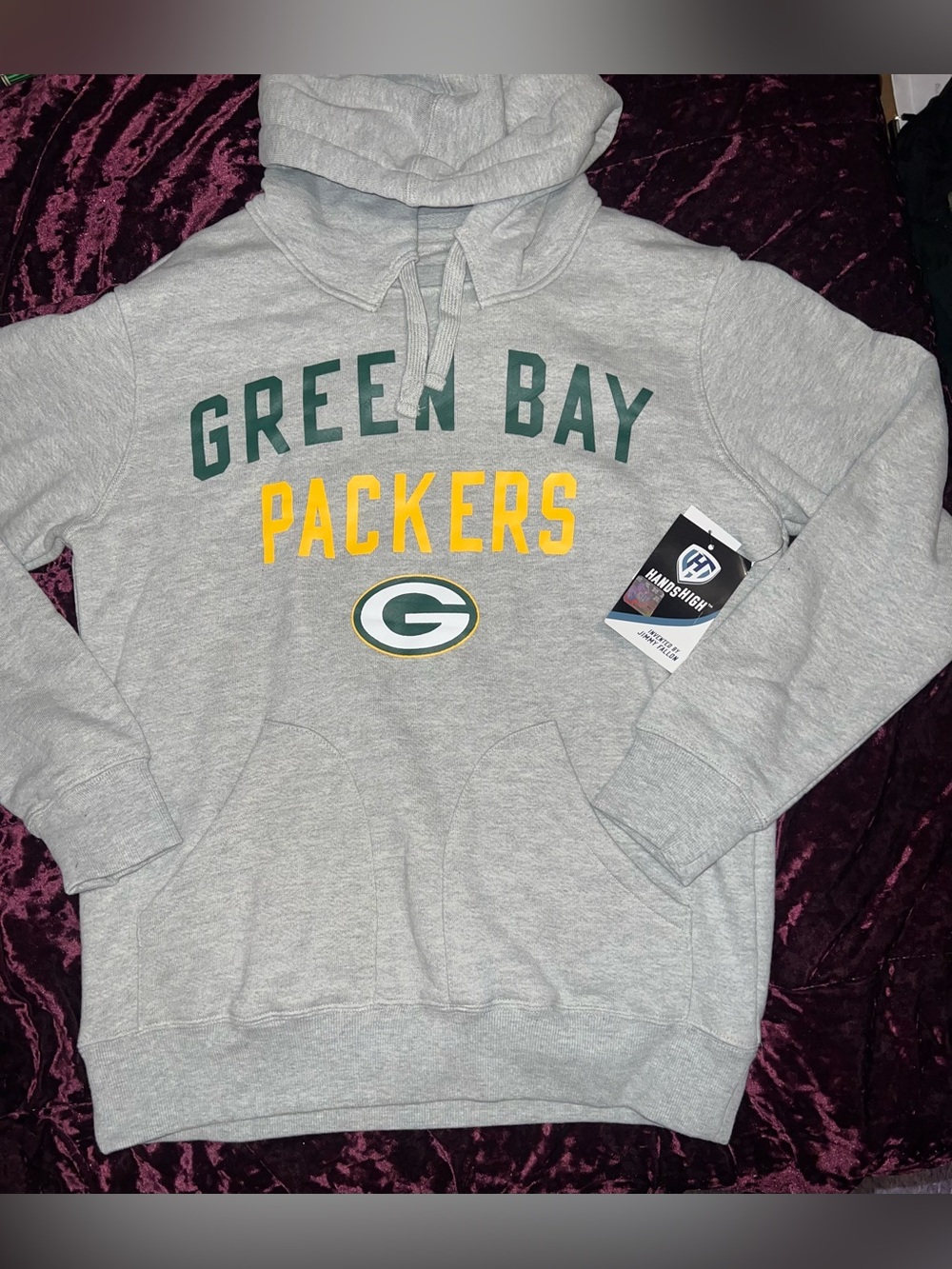 NWT Men's Green Bay Packers NFL zip up
Hoodie Sweatshirt LG